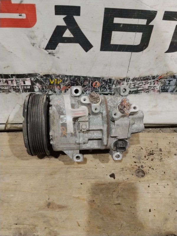 Компрессор кондиционера TOYOTA WISH ZNE10 1ZZFE 2004 (б/у)