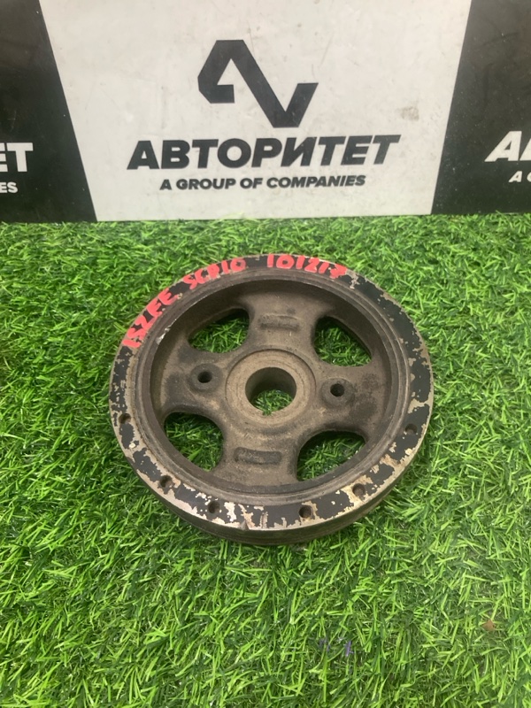 Шкив коленвала TOYOTA VITZ SCP10 1SZFE 2001 (б/у)