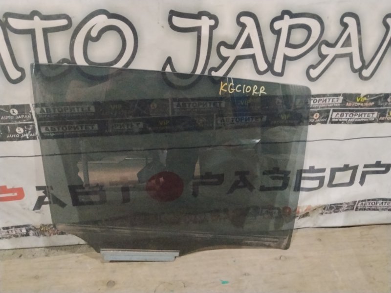 Стекло двери TOYOTA PASSO KGC10 1KRFE 2006 заднее правое (б/у)