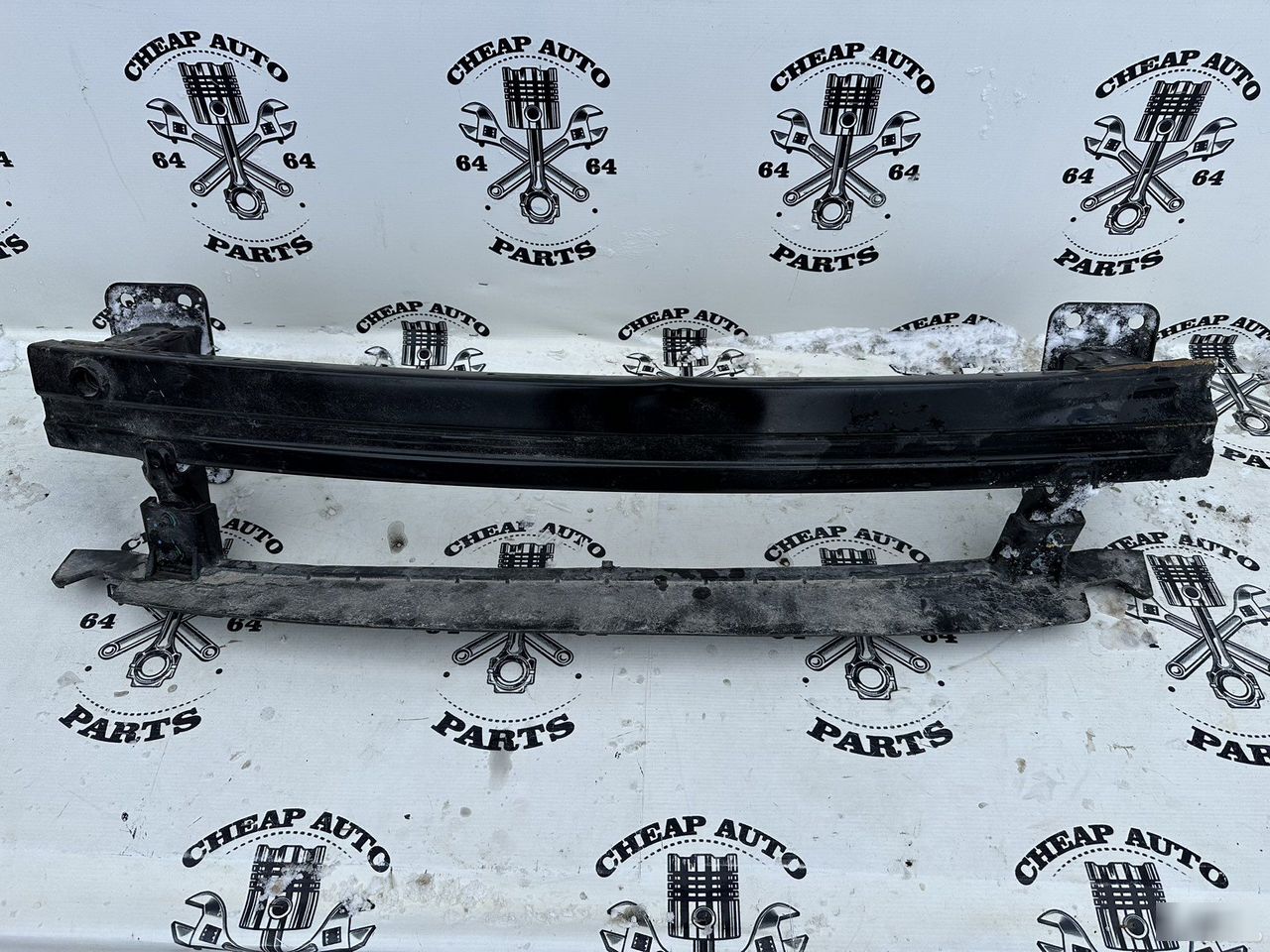 Железный усилитель бампера - Фото 2