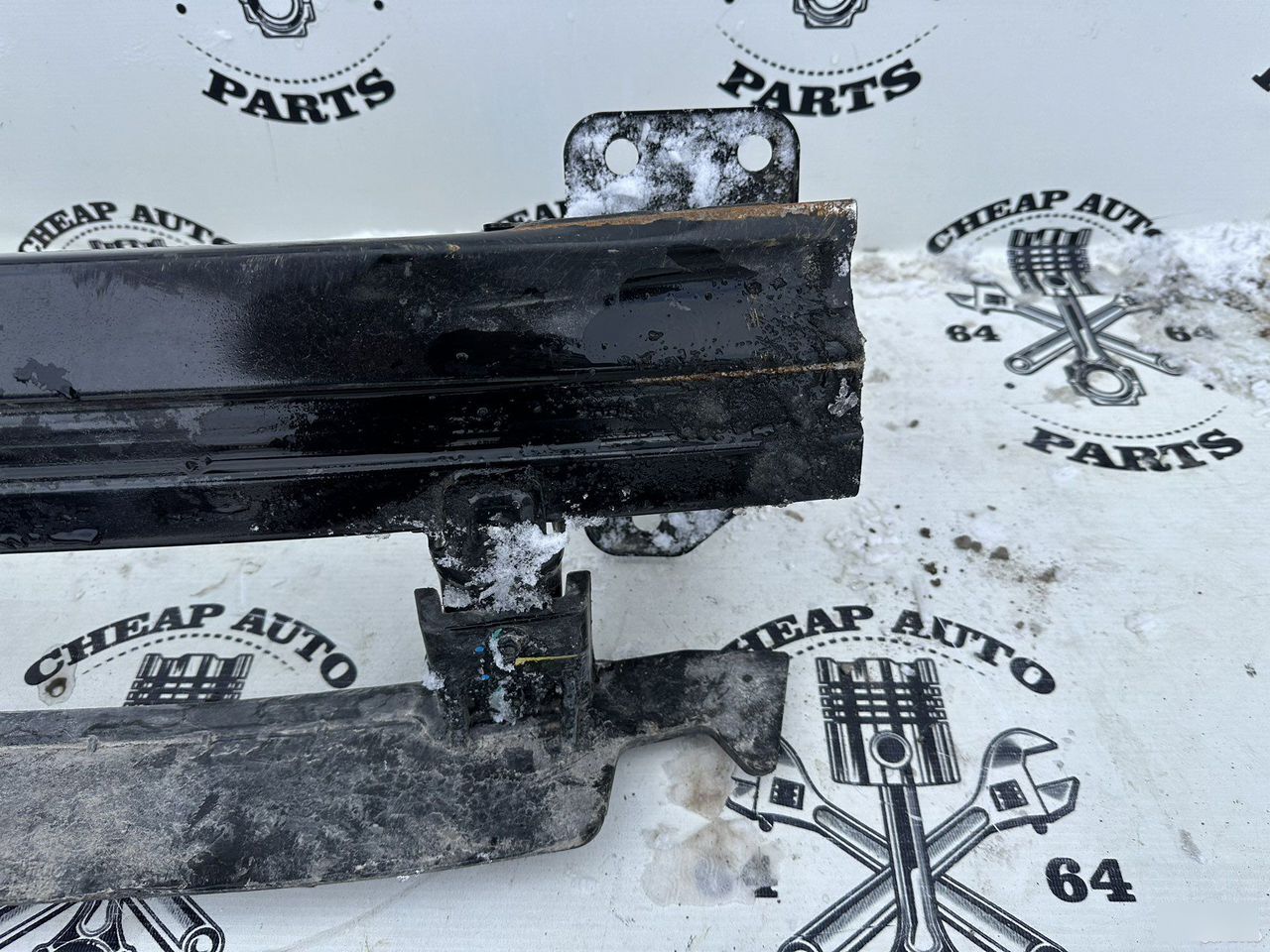 Железный усилитель бампера - Фото 3