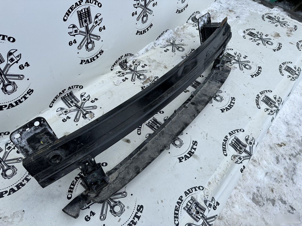 Железный усилитель бампера - Фото 7