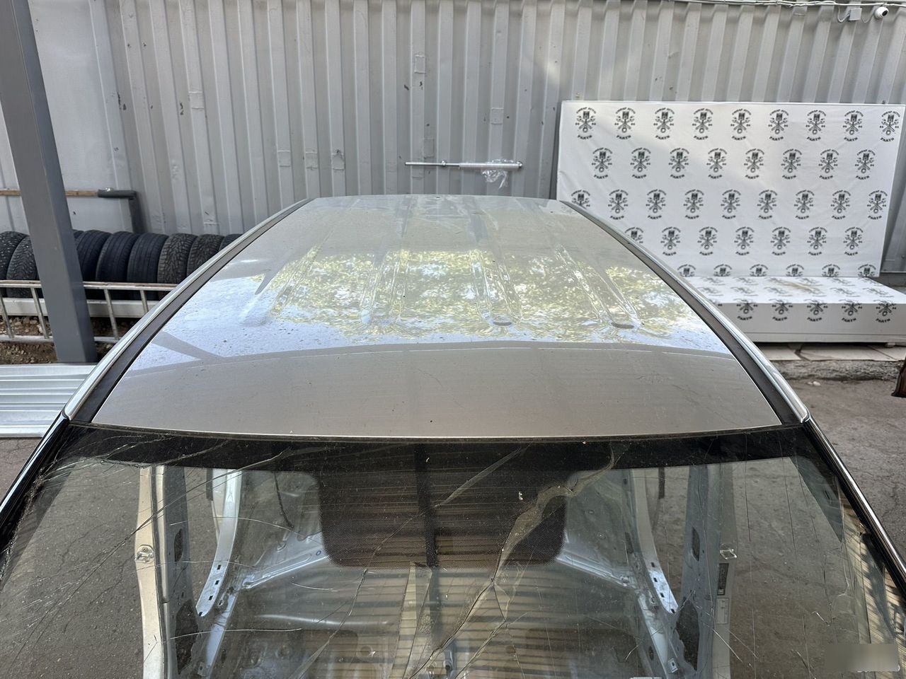 Крыша со стойками