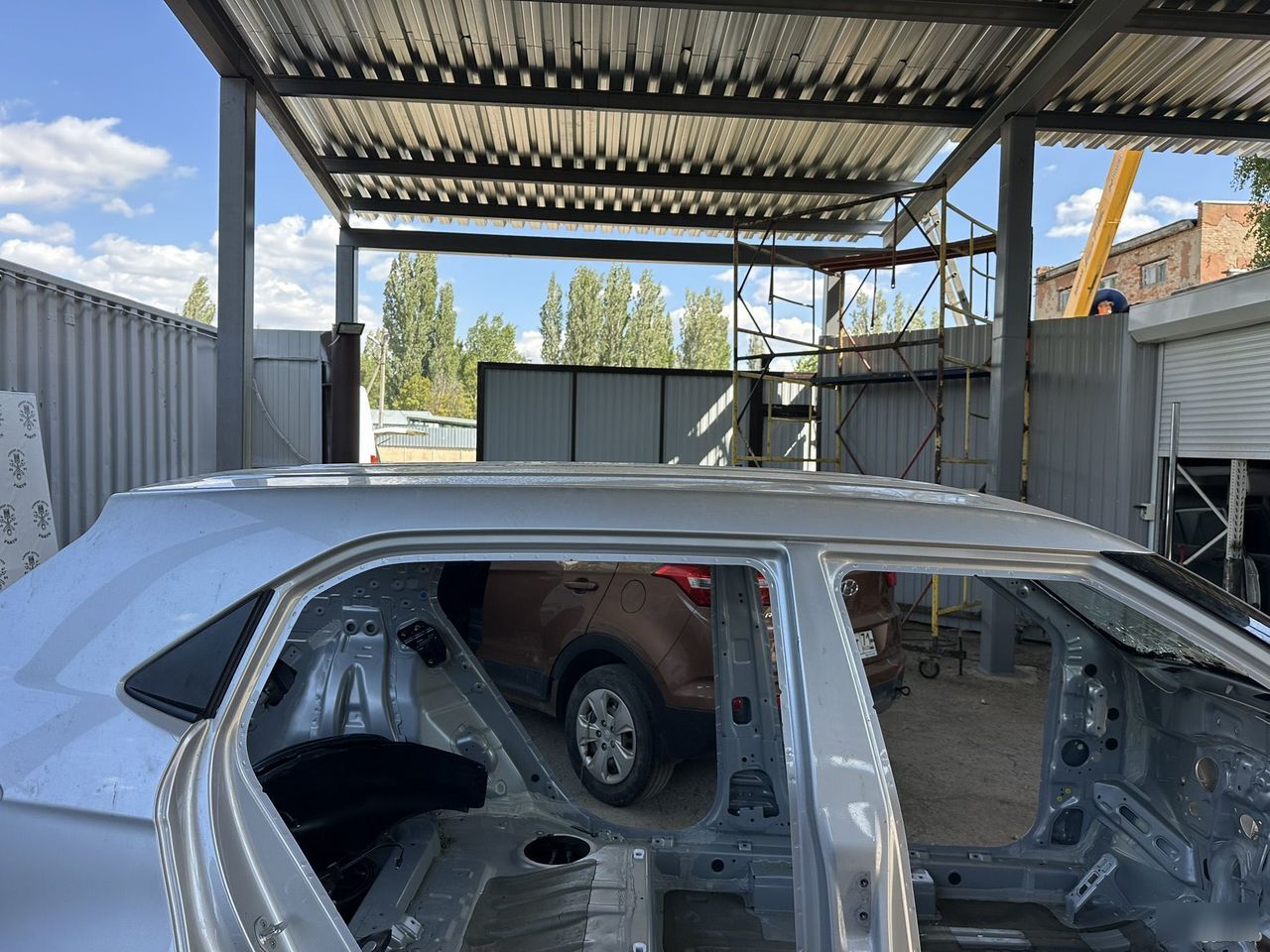 Крыша со стойками - Фото 4