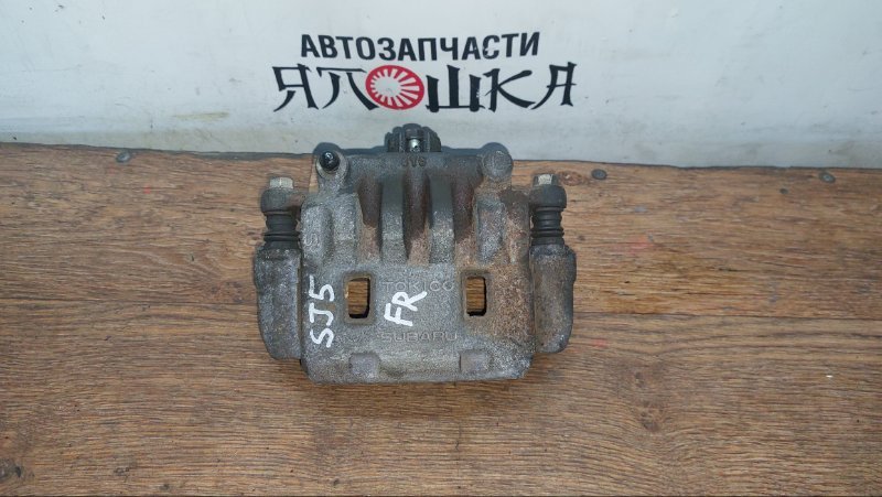Суппорт тормозной Subaru Exiga YA4 EJ201 передний левый (б/у)