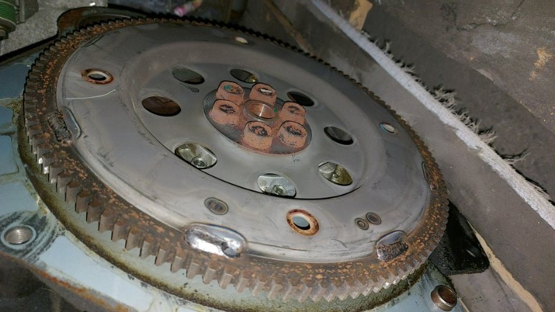 Маховик Nissan 240SX S13 KA24D (б/у)