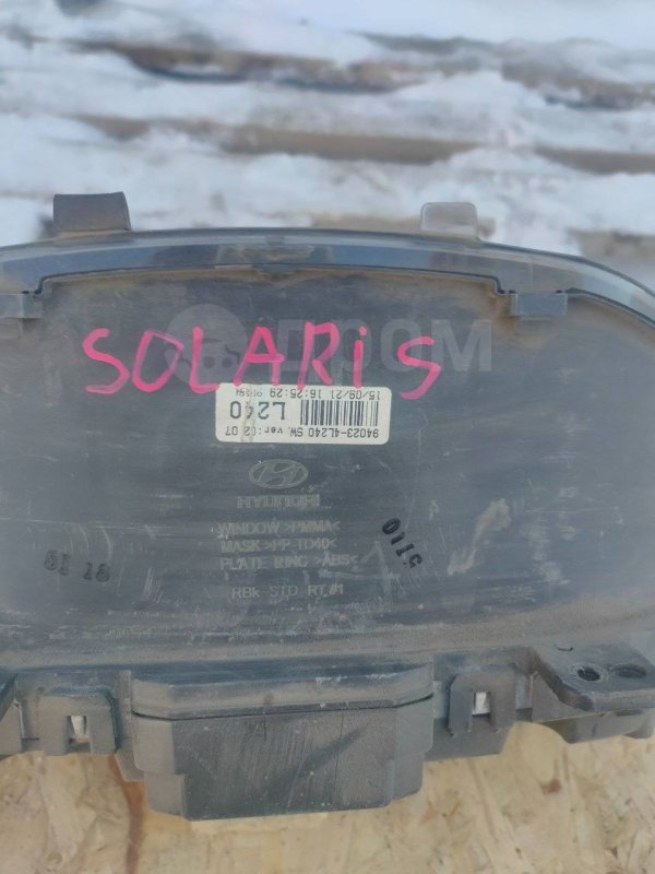 Панель приборов Solaris 2011-2017 RB Панель приборов Solaris 2011-2017 RB