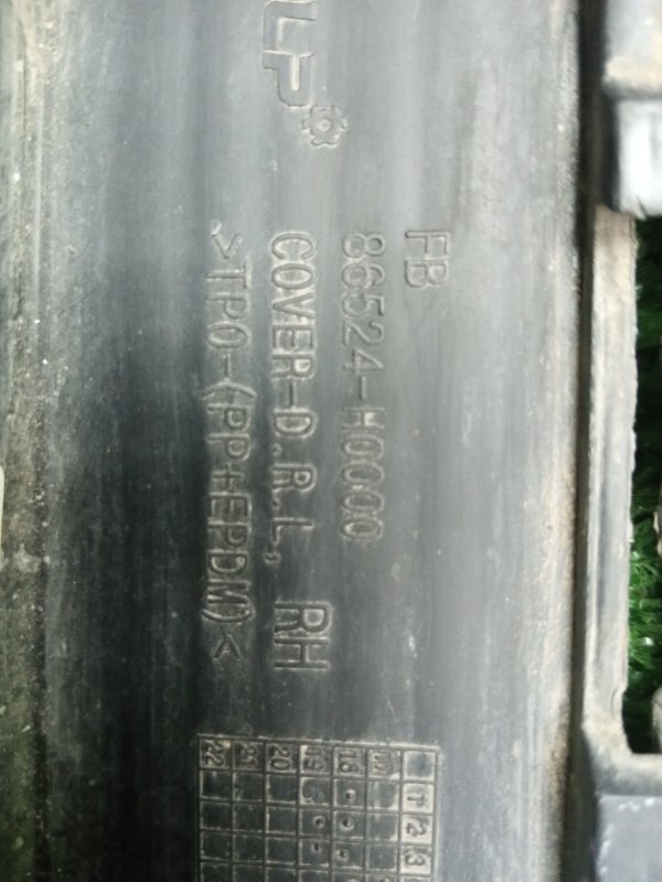 НАКЛАДКА ПТФ ПРАВАЯ передняя правая RIO