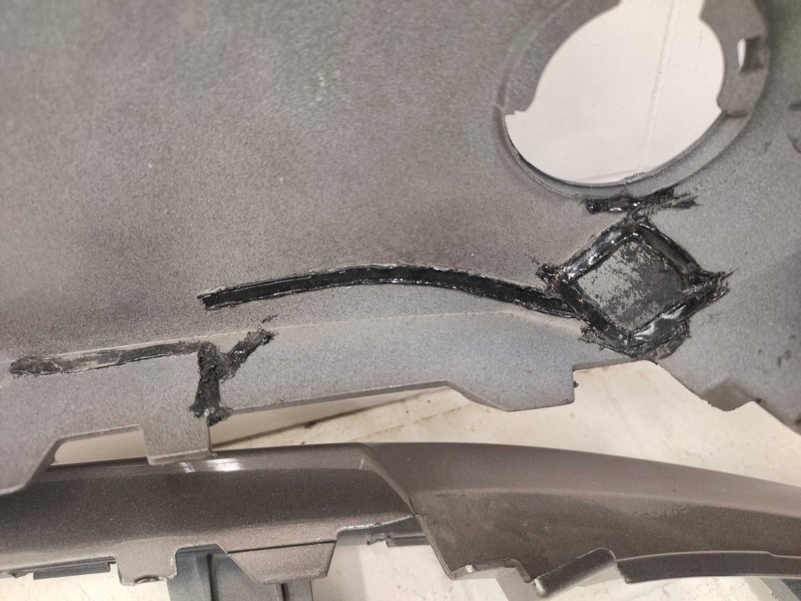 Бампер передний CEED 2 Рестайлинг 2015-2018 JD