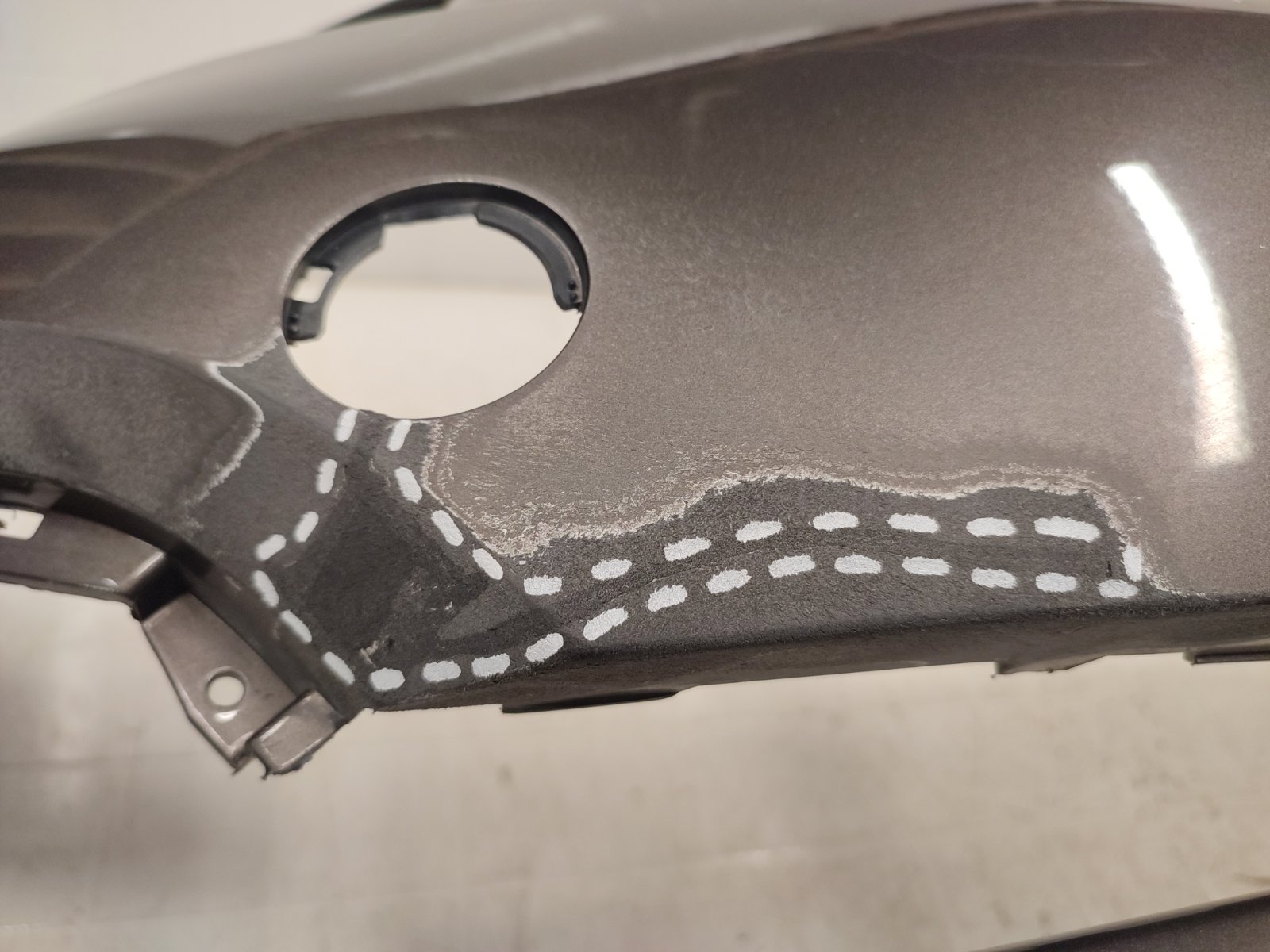 Бампер передний CEED 2 Рестайлинг 2015-2018 JD