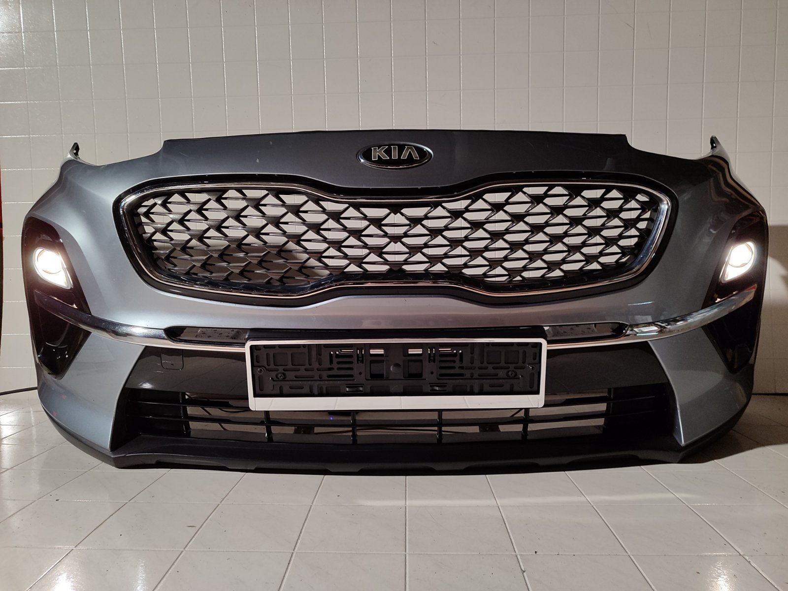 Бампер в сборе передний KIA SPORTAGE 4 Рестайлинг 2018-2022 QL 86511F1500 Б/У