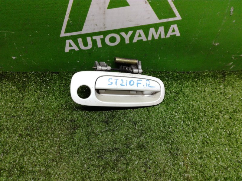 Ручка двери внешняя Toyota Caldina ST210 3SFE передняя правая (б/у)