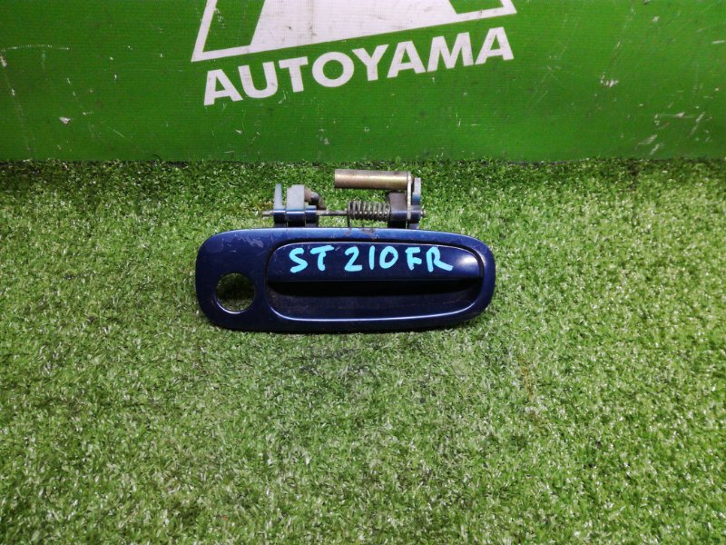 Ручка двери внешняя Toyota Caldina ST210 3SFE передняя правая (б/у)