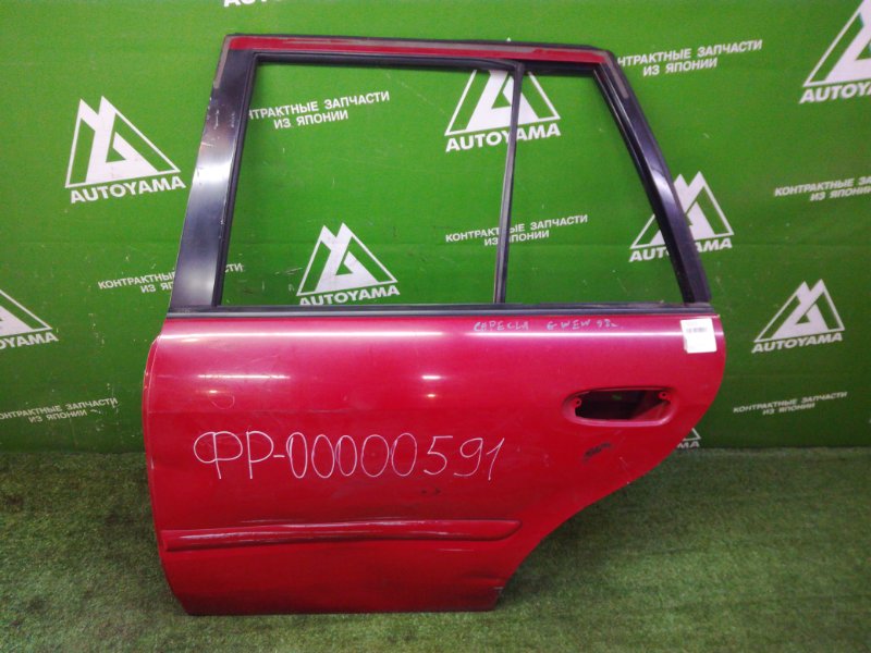 Дверь Mazda Capella Wagon GWEW задняя левая (б/у)