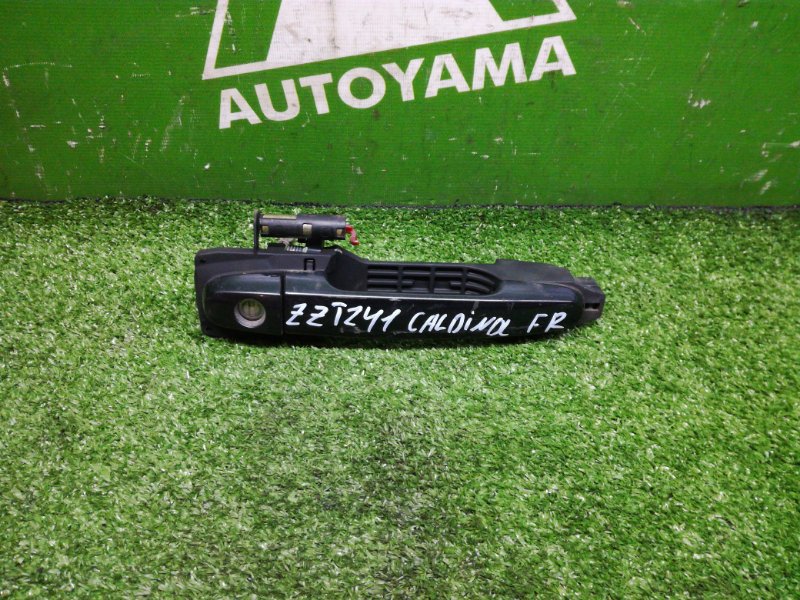 Ручка двери внешняя Toyota Caldina ZZT241 1ZZFE передняя правая (б/у)