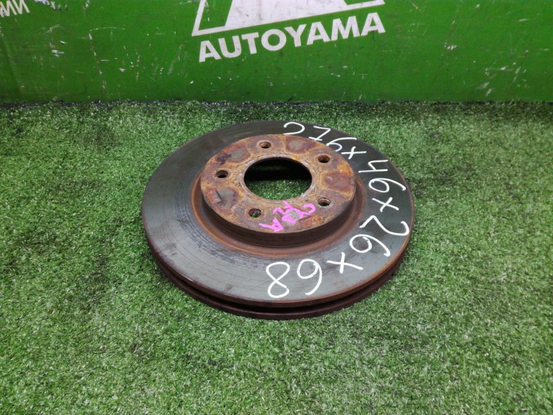 Тормозной диск Mitsubishi Galant Fortis CY3A 4B10 2010 передний (б/у)
