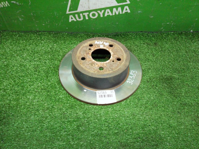 Тормозной диск Toyota Camry ACV40 2AZFE 2009 задний (б/у)