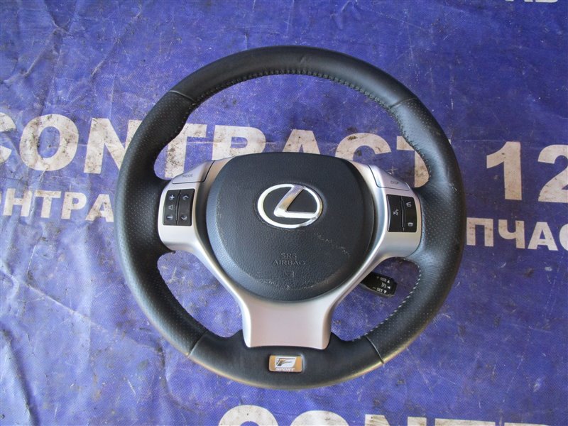 Руль с airbag Lexus Ct200H ZWA10 2ZRFXE 2012 (б/у)