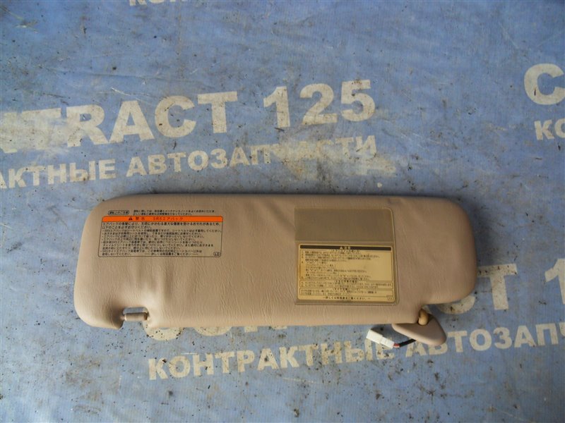 Козырек солнцезащитный TOYOTA Land Cruiser UZJ100 2UZFE 2001 правый (б/у)