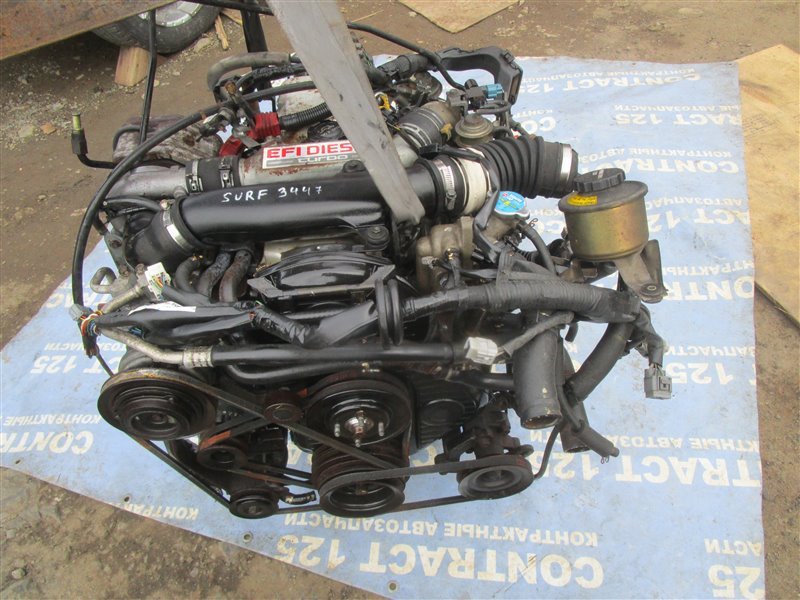 Двигатель в сборе TOYOTA HILUX SURF LN130W 2L-TE 1993 (б/у)