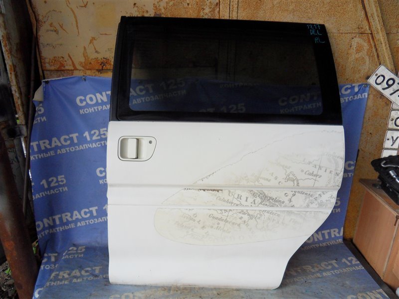 Дверь MITSUBISHI Delica PD8W 4M40 2000 задняя левая (б/у)