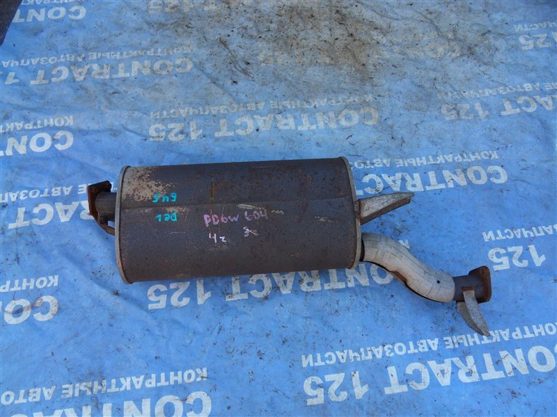Бочка глушителя MITSUBISHI Delica PD6W 6G72 2004 (б/у)