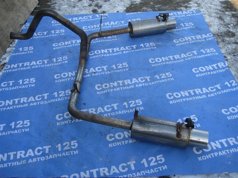 Глушитель TOYOTA Land Cruiser UZJ100W 2UZFE 1998 (б/у)