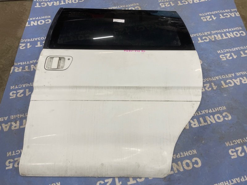 Дверь MITSUBISHI Delica PE8W 4M40 2000 задняя левая (б/у)