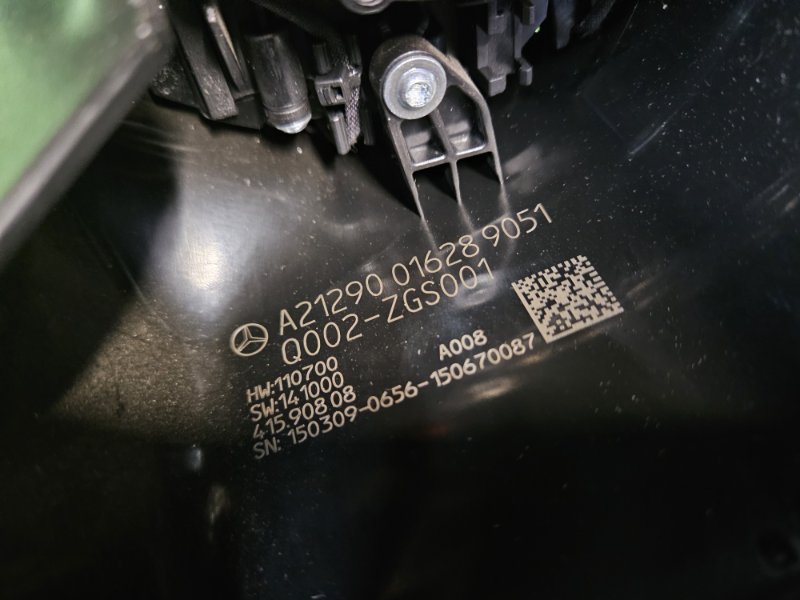 Подрулевой переключатель E-class 2015 c207 OM651