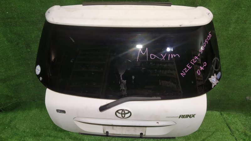 Дверь задняя Toyota Corolla Runx NZE124 1NZFE 2002 (б/у)
