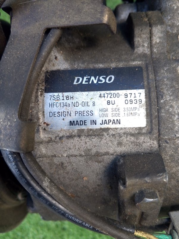 Компрессор кондиционера MARK II JZX100 1JZGE