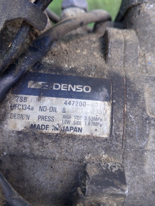 Компрессор кондиционера TOYOTA CRESTA JZX100 1JZGE