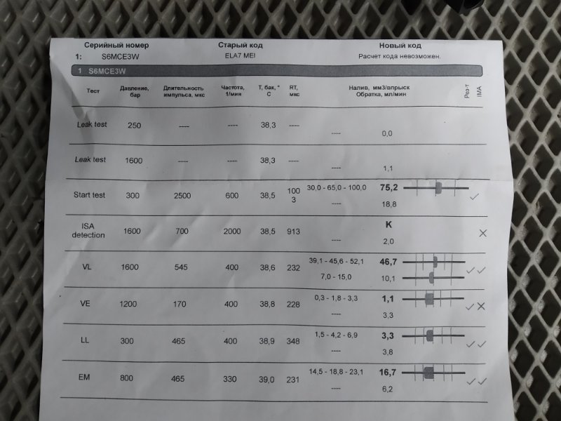 Форсунка ML-class W164 OM642