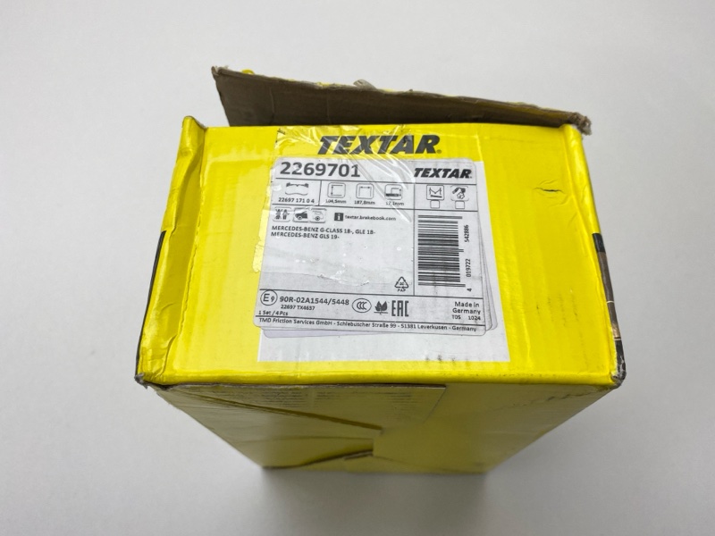 Колодки тормозные передние GLS-Class 2020 167.989 M177DE40AL Колодки тормозные передние GLS-Class 2020 167.989 M177DE40AL