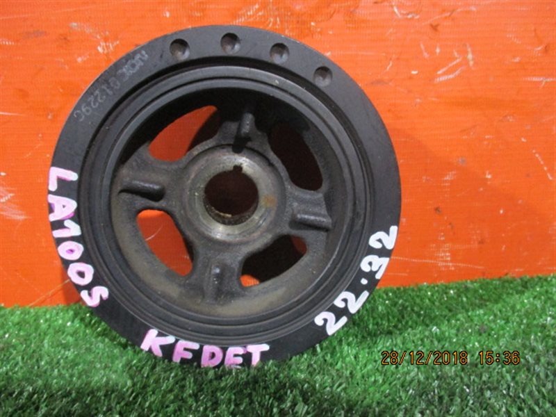 Шкив коленвала Daihatsu MOVE LA100S KF-DET контрактная
