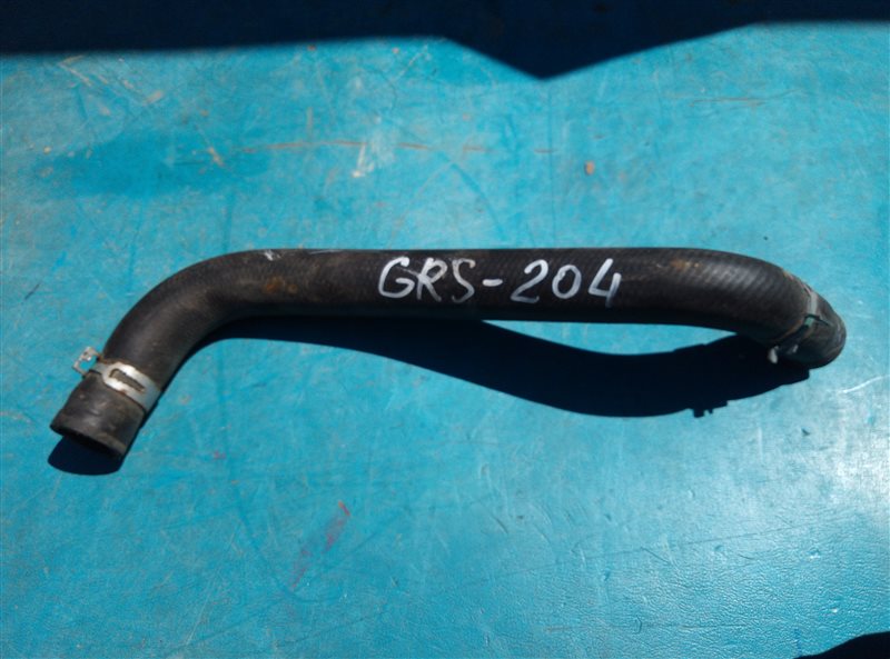 Патрубок радиатора Toyota Crown Athlete GRS204 2GR-FSE 02.2011 нижний (б/у)