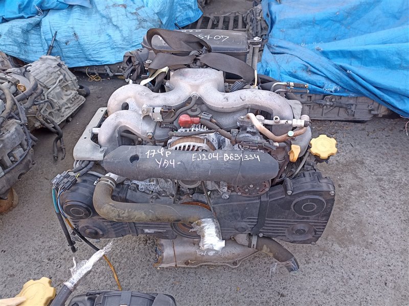 Двигатель Subaru Exiga YA4 EJ204 D631334 (б/у)