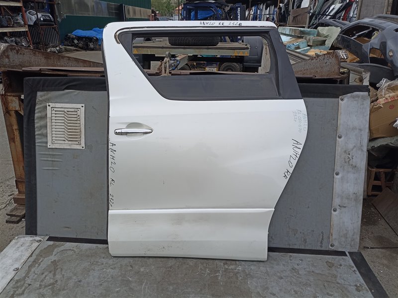 Дверь TOYOTA VELLFIRE ANH20 задняя левая (б/у)