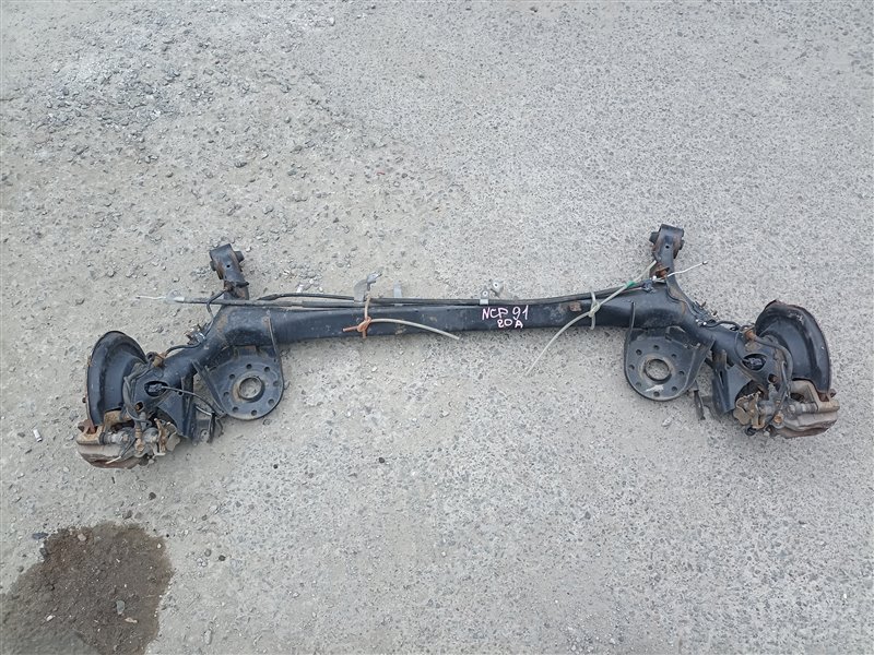Балка TOYOTA VITZ RS NCP91 1NZ-FE задняя (б/у)