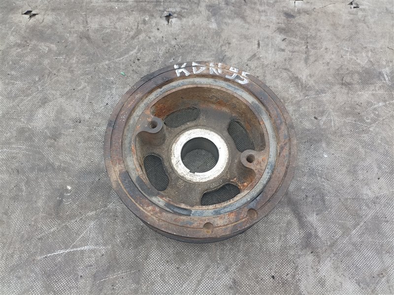 Шкив коленвала TOYOTA LAND CRUISER PRADO KDJ90 1KD-FTV (б/у)