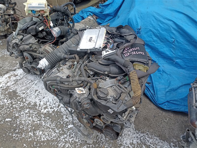 Двигатель TOYOTA CROWN GRS202 3GR-FSE 0251142 (б/у)