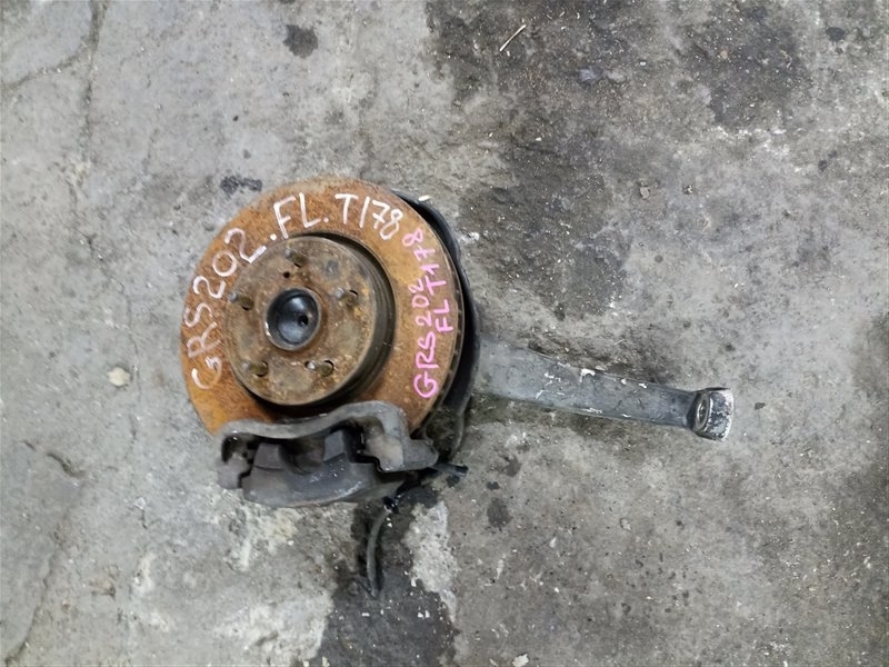 Ступица TOYOTA CROWN GRS202 3GR-FSE передняя левая (б/у)