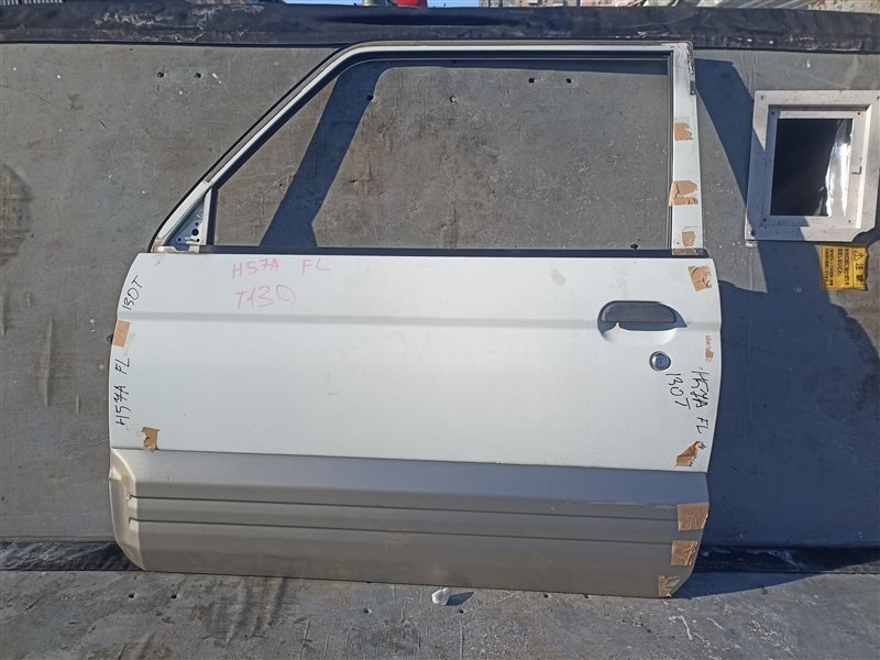 Дверь MITSUBISHI PAJERO JUNIOR H57A передняя левая (б/у)