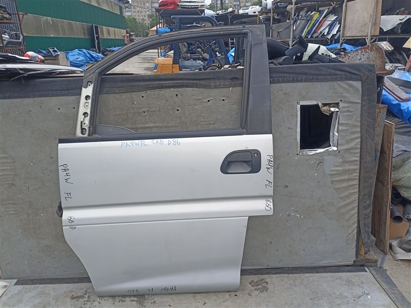Дверь MITSUBISHI DELICA PA4W передняя левая (б/у)