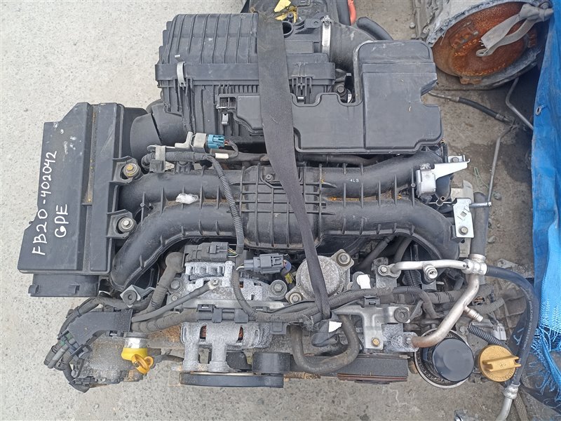 Двигатель SUBARU XV GPE FB20W D402042 (б/у)