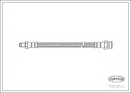 Шланг тормозной Mercedes-Benz C-Class W201