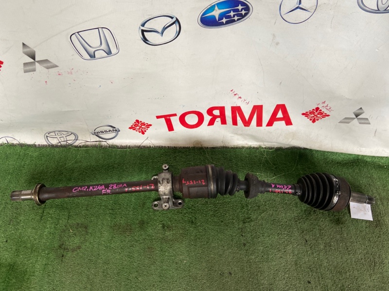 Привод Honda Accord CL9 K24 передний правый