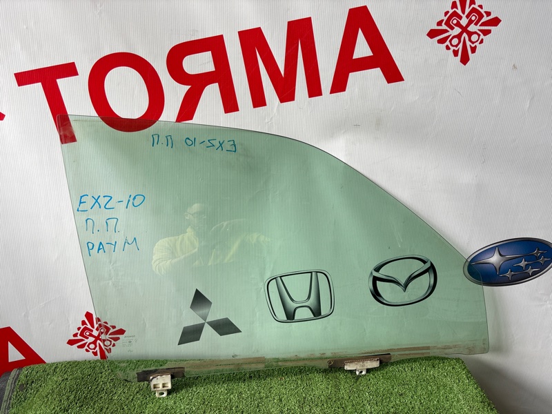 Стекло двери Toyota Raum EXZ10 5E переднее правое