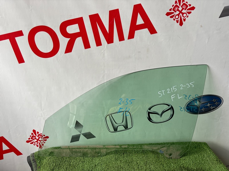 Стекло двери Toyota Caldina AT211G 3S переднее левое
