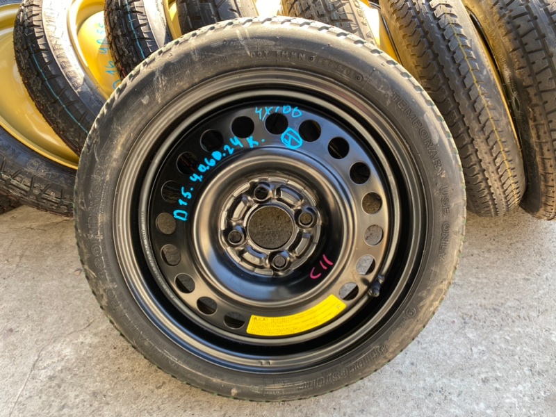 Запасное колесо (банан, докатка) r15, 4*100 Nissan Tiida C11 (б/у)